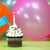 ünneplés · léggömbök · gyertyák · torta · boldog · születésnapot · kék - stock fotó © tobkatrina