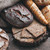 heerlijk · vers · brood · binnenkant · zak · houten - stockfoto © tommyandone