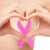 mulher · câncer · de · mama · consciência · fita · rosa · médico - foto stock © tommyandone