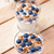 Nutritious and healthy yoghurt with blueberries and cereal stock photo © tommyandone