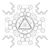 Vektor · Mandala · heilig · Geometrie · Illustration · Kontur - stock foto © TRIKONA