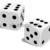 Vector illustration of white dice with double six roll. No gradi stock photo © tuulijumala