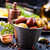 оливками · Spice · металл · чаши · таблице · древесины - Сток-фото © tycoon
