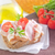 sandviç · gıda · arka · plan · kahvaltı · yağ · domates - stok fotoğraf © tycoon