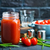 domates · suyu · cam · banka · tablo · gıda · içmek - stok fotoğraf © tycoon