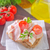 sandviç · gıda · arka · plan · kahvaltı · yağ · domates - stok fotoğraf © tycoon