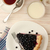 Slice of bilberry cake stock photo © user_11056481