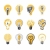 燈泡 · 主意 · 向量 · 標誌 · 模板 · 集 - 商業照片 © ussr