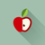 appel · blad · voedsel · vruchten · achtergrond · teken - stockfoto © ussr