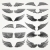 szárnyak · vektor · logo · sablon · szett · elemek - stock fotó © ussr