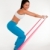 woman exercising with rubber ribbon stock photo © varlyte