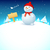 聖誕節 · 雪人 · 插圖 · 景觀 · 夜 · 快樂 - 商業照片 © vectomart