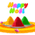 Colorful Happy Holi stock photo © vectomart
