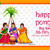 szczęśliwy · wakacje · zbiorów · festiwalu · południe · Indie - zdjęcia stock © vectomart