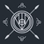 Ureinwohner · ethnischen · Kunst · Symbol · Stoff · Adler - stock foto © vector1st