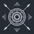Ureinwohner · ethnischen · Kunst · Symbol · Stoff · Adler - stock foto © vector1st
