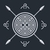 Ureinwohner · ethnischen · Kunst · Symbol · Stoff · Adler - stock foto © vector1st