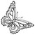 papillon · dessinés · à · la · main · vecteur · noir · illustration · fleur -  © VectorFlover