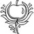pomme · dessinés · à · la · main · vecteur · noir · illustration · fleur -  © VectorFlover