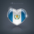 グアテマラ · 心臓の形態 · フラグ · 共和国 · 中心 - ストックフォト © Vectorminator