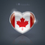 カナダ · 心臓の形態 · フラグ · 中心 - ストックフォト © Vectorminator