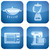 Everyday Kitchen Utensils & Tools (Flamingo Square 2D Icons Set) stock photo © Vectorminator