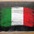 bandeira · Itália · lousa · pintado · giz · bandeira · italiana - foto stock © vepar5