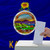 człowiek · głosowanie · wybory · banderą · Kansas · głosowanie - zdjęcia stock © vepar5