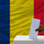 hombre · elecciones · bandera · Chad · votación - foto stock © vepar5