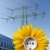 zonnepanelen · zonnebloem · stopcontact · utility · paal · hemel - stockfoto © visdia