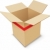 cutie · de · carton · roşu · depozit · bandă · pachet · recipient - imagine de stoc © vtorous