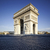 Famous view of the Arc de Triomphe stock photo © vwalakte