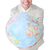 Positive businessman showing a terrestrial globe  stock photo © wavebreak_media