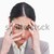 Close up of tired businesswoman against a white background stock photo © wavebreak_media