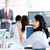 Portrait of a interrested businesswoman raising her hand stock photo © wavebreak_media