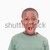 Boy with the mouth open against a white background stock photo © wavebreak_media