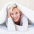 笑みを浮かべて · ベッド · ベッド · ホーム · 女性 - ストックフォト © wavebreak_media