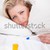 Young woman sneezing in her bed stock photo © wavebreak_media