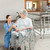 enfermeira · olhando · velho · mulheres · sessão · cadeira · de · rodas - foto stock © wavebreak_media