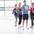Yoga class with trainer in gym stock photo © wavebreak_media