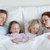 Young family taking a nap together stock photo © wavebreak_media