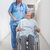yaşlı · hasta · tekerlekli · sandalye · bakıyor · hemşire · hastane - stok fotoğraf © wavebreak_media