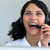 Beautiful businesswoman talking in a call center stock photo © wavebreak_media