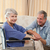Senior couple talking in the living room at home stock photo © wavebreak_media