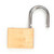 Lock standing unlocked against white background stock photo © wavebreak_media