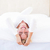 glimlachend · blonde · vrouw · bed · slaapkamer · home · vrouwelijke - stockfoto © wavebreak_media