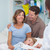 sorridente · pais · médico · hospital · mulher · médico - foto stock © wavebreak_media