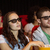 Young friends watching a 3d film stock photo © wavebreak_media