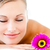 heldere · vrouw · massage · tabel · bloem - stockfoto © wavebreak_media