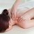 Red-haired woman having a rolling massage stock photo © wavebreak_media